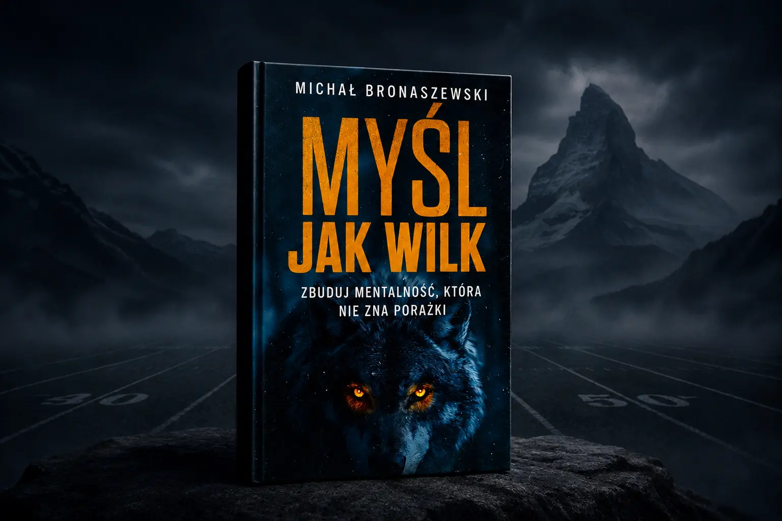 Zdjęcie książki pt. "Myśl jak wilk" Michała Bronaszewskiego